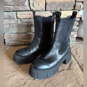 Free People Maren Mid Chelsea Combat Boot, Size 37